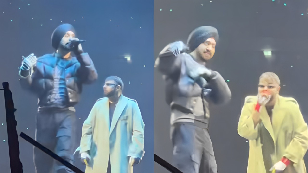 Diljit Dosanjh gives a surprise in the form of Badshah at his London concert; also acknowledges Pakistani superstar, Hania Amir 920750