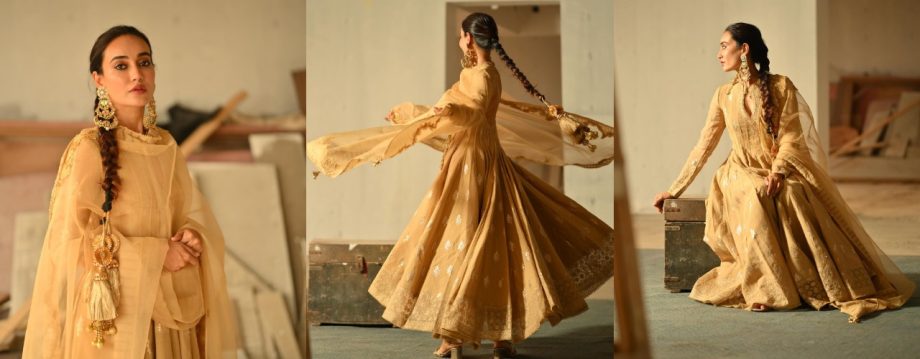Divyanka Tripathi And Surbhi Jyoti Are Queen Of Minimalism, Take Cues To Rock Beige Salwar Suit Style 920816