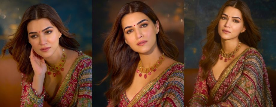 Fashion Battle: Katrina Kaif Vs Kriti Sanon: Who Is Serving 'Pathaka' Vibes In Embellished Red Saree? 920810
