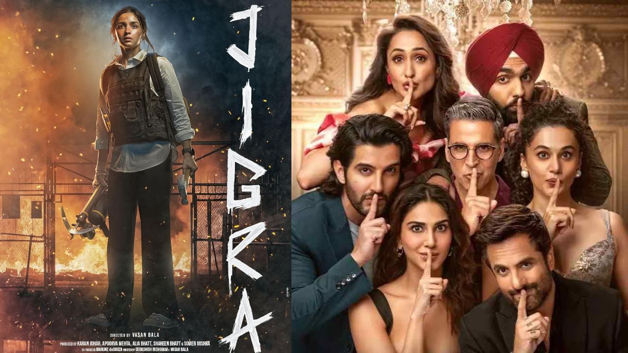 From Alia Bhatt's Jigra To Akshay Kumar's Khel Khel Mein: OTT And Theatre Releases This Week 921252