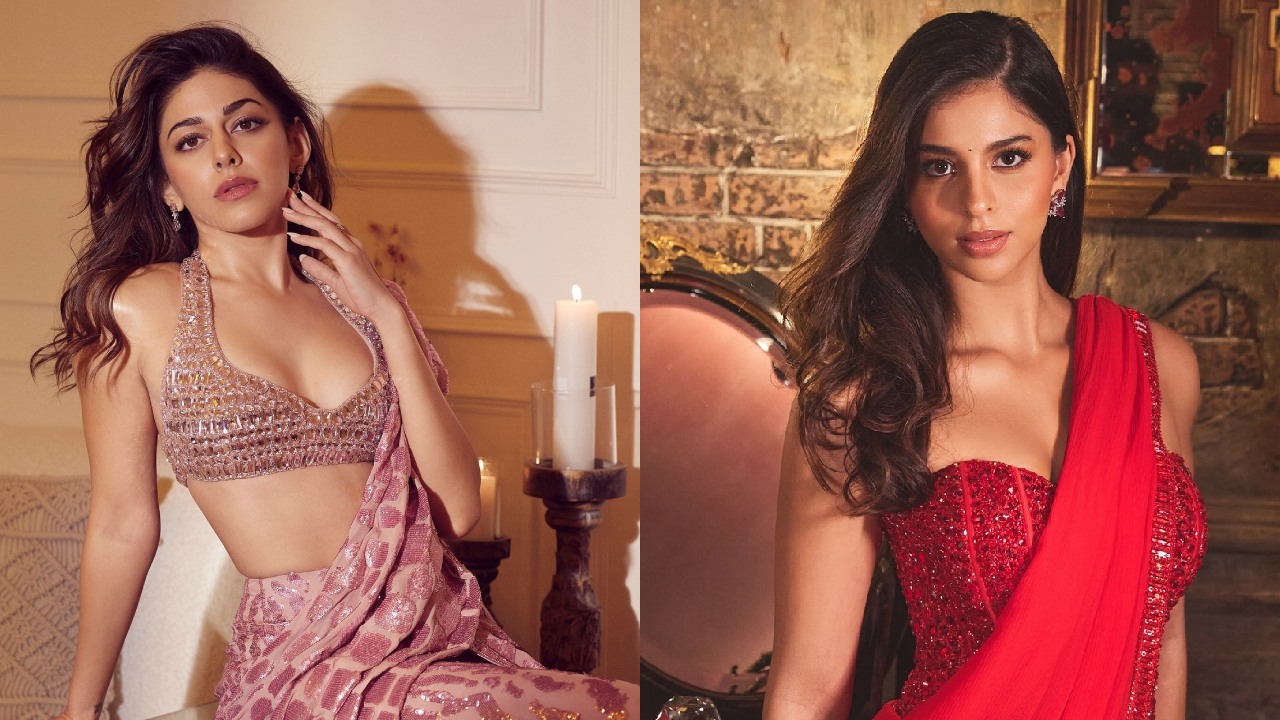 Gen Z Showstoppers: Alaya F and Suhana Khan Dazzle in Stunning Saree Looks - Who Stole the Limelight? 923456