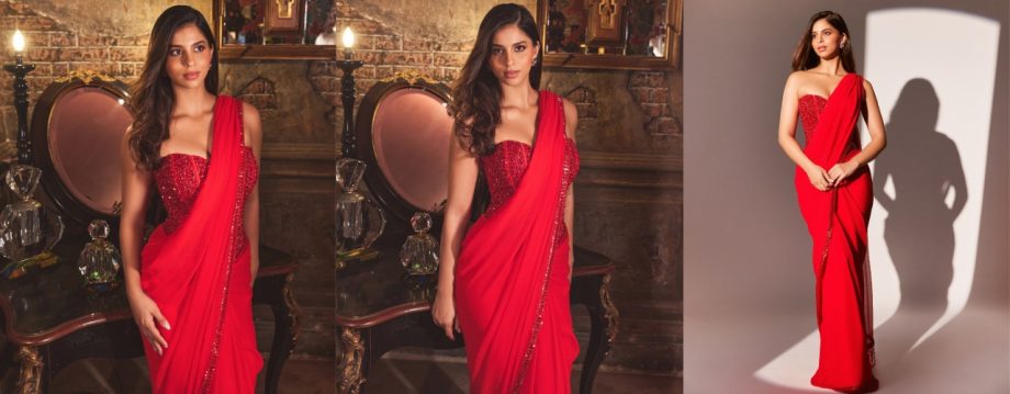 Gen Z Showstoppers: Alaya F and Suhana Khan Dazzle in Stunning Saree Looks - Who Stole the Limelight? 923453