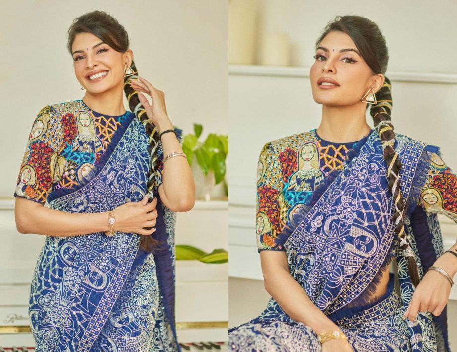 Here's looking at some really alluring attires of Jacqueliene Fernandez for this Diwali season! 923768