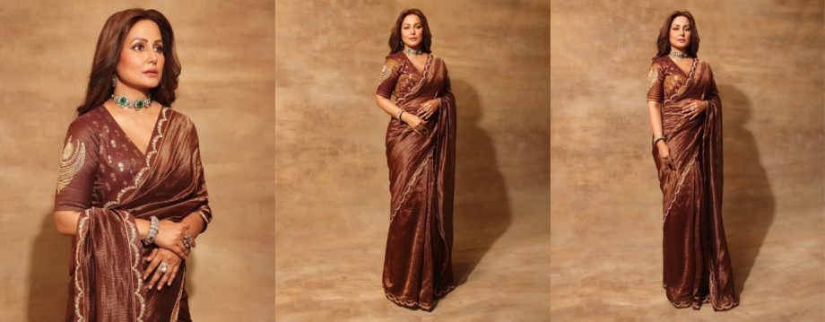Hina Khan Vs. Genelia D'Souza: Whose Striped Tissue Saree Style Is Captivating? 921594