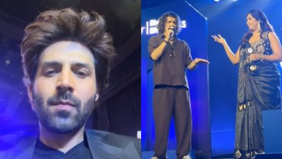 Kartik Aaryan enjoys ‘Iconic Jugalbandi’ by Sonu Nigam and Shreya Ghoshal singing Ami Je Tomar!