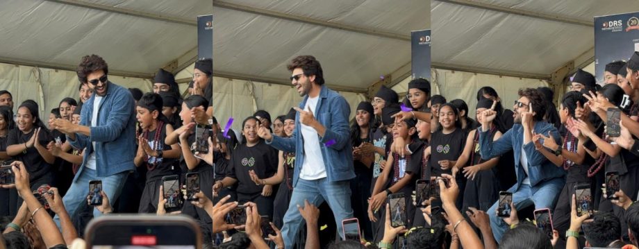 Kartik Aaryan took over Hyderabad on the Bhool Bhulaiyaa 3 title track launch promotional tour! 922627