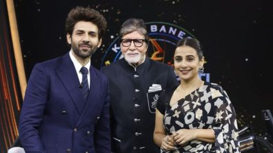 Kartik and Vidya Promote Bhool Bhulaiyaa 3 with Amitabh Bachchan on Kaun Banega Crorepati