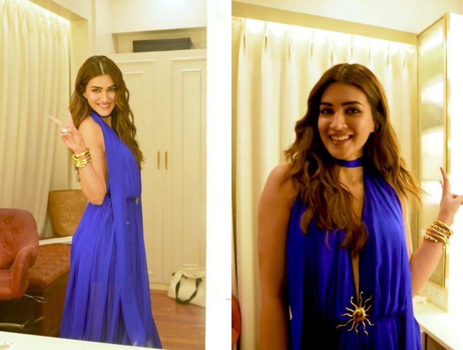 Kriti Sanon Sizzles in Electric Blue Gown at Do Patti Trailer Launch 921792