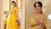 Navaratri Glam: Mouni Roy and Nia Sharma Shine in Yellow