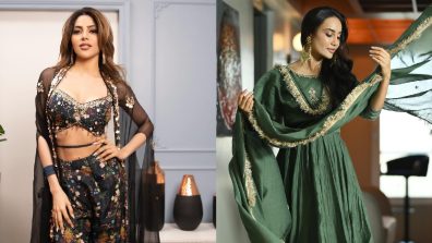 Nikki Tamboli and Surbhi Jyoti Slay in Stunning Traditional Avatars