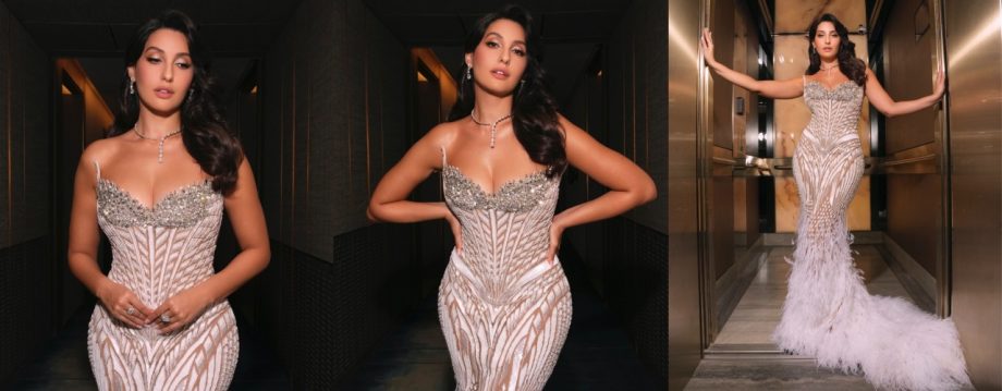 Nora Fatehi Stuns in Show-Stopping Gown: Fashion Icon Status Reinforced 920222
