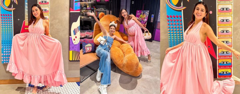 Pregnancy Diaries: Shraddha Arya Glows In Casual Pink Attire; Spends Time With Her Besties 920303