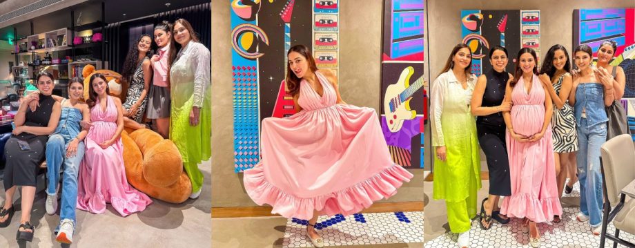 Pregnancy Diaries: Shraddha Arya Glows In Casual Pink Attire; Spends Time With Her Besties 920304