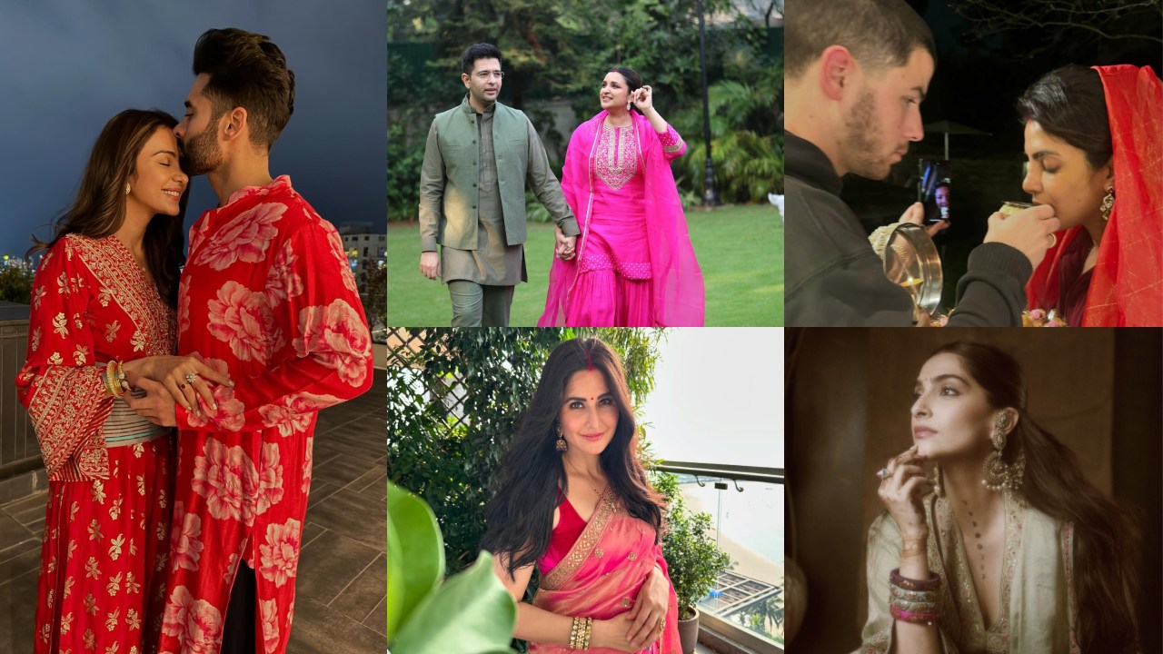 Priyanka, Parineeti, Rakul, Katrina, and Sonam: Bollywood Divas Celebrate Karwa Chauth with Love and Style 922716