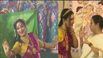 Rituparna Sengupta Dazzles at Kolkata’s Durga Puja Carnival with Captivating Dance Performance