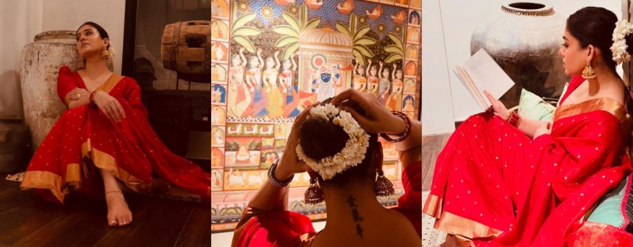 Sai Pallavi, Nayanthara & Malavika Mohanan's red saree looks to inspire your style for Durga Pooja 921504