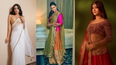Saree, Lehenga, or Sharara: Reem, Shivangi, and Divyanka’s Diwali Outfit Choices Will Inspire Your Festive Fashion