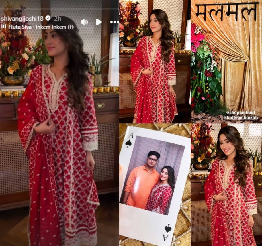 Shivangi Joshi's Traditional Kurta Set Affair: A Masterclass in Elegance and Desi Charm 922289