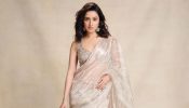 Shraddha Kapoor Dazzles in Silver Tissue Saree, Stealing Hearts with Elegant Chic