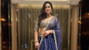 Shweta Tiwari Stuns in Regal Blue Lehenga Proves Age is Just a Number