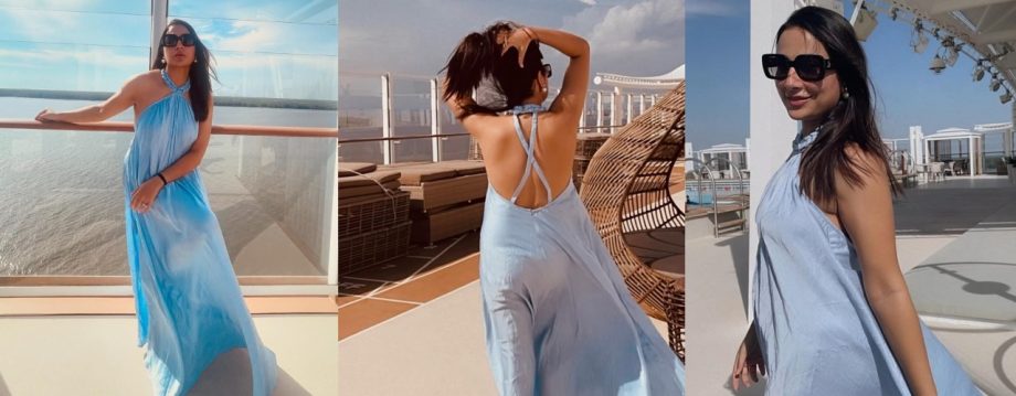 Subhashree Ganguly's Holiday Vibes: Actress Rocks Off-Shoulder Gown on Yacht 922730