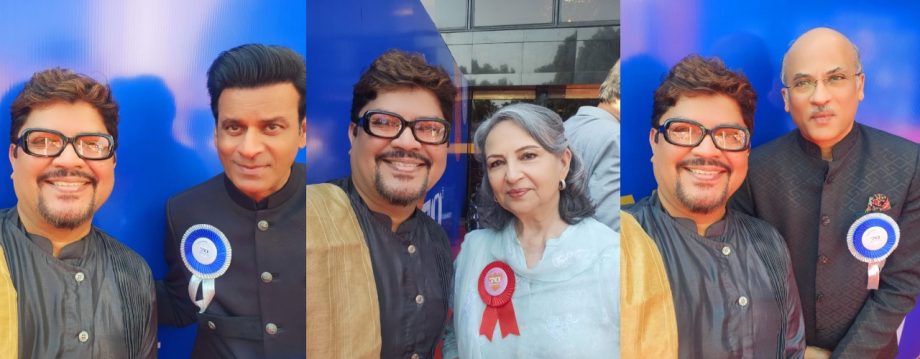 This year noted filmmaker Ram Kamal Mukherjee who was a part of the esteemed jury members at the 70th National Award, made his presence felt amongst media and papparazis. 922413
