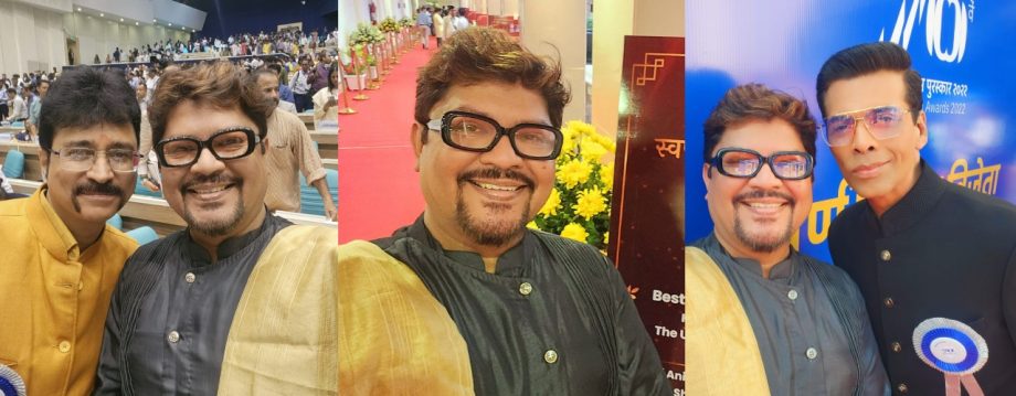 This year noted filmmaker Ram Kamal Mukherjee who was a part of the esteemed jury members at the 70th National Award, made his presence felt amongst media and papparazis. 922414