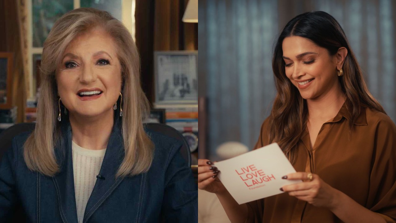 Thrive Global Founder and CEO Arianna Huffington joins Deepika Padukone to Explore Inner Transformation and Redefining Success at LiveLoveLaugh Lecture Series 2024 921410