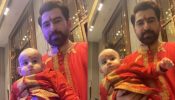 Tollywood Superstar Jeet Son Ronav’s First Birthday Bash: Father-Son Twin in Red Punjabi