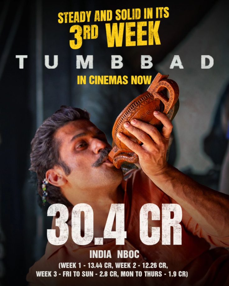 Tumbbad Being The Biggest Re-Release Maintains Solid Box Office Performance in Its 3rd Week, Earns Rs. 30.4 Cr in Total 920589