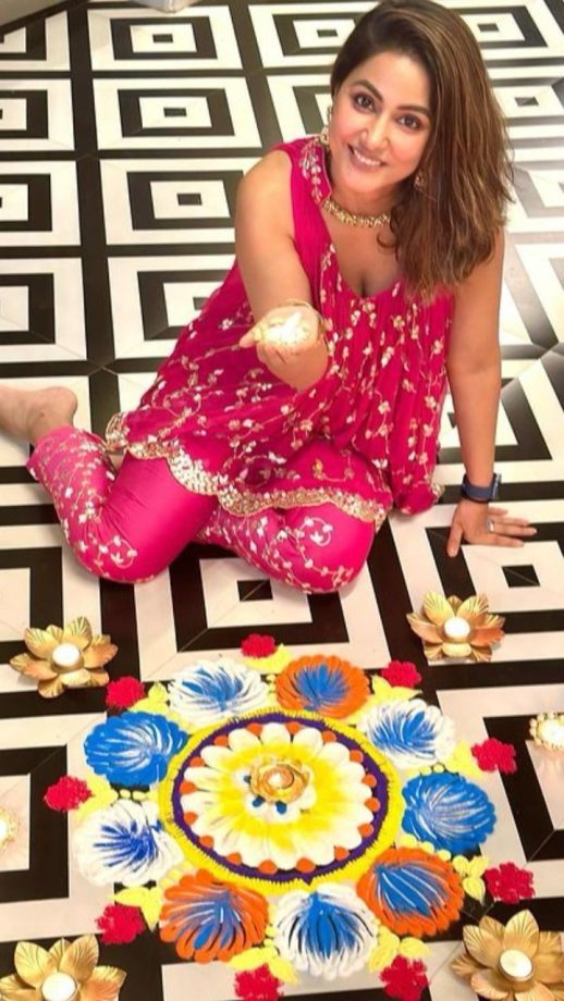 TV Actress-Inspired Rangoli Designs to Elevate Your Diwali Décor: Hina Khan To Ankita Lokhande 922068