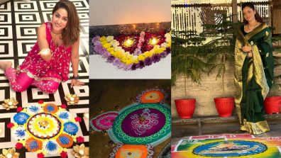 TV Actress-Inspired Rangoli Designs to Elevate Your Diwali Décor: Hina Khan To Ankita Lokhande