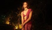 Ananya Panday’s Mesmerizing Look in an Amit Aggarwal Custom Pink Banarasi Saree