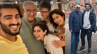 Arjun Kapoor shares a priceless group photo with Janhvi, Khushi, Anshula & dad Boney Kapoor on latter’s birthday