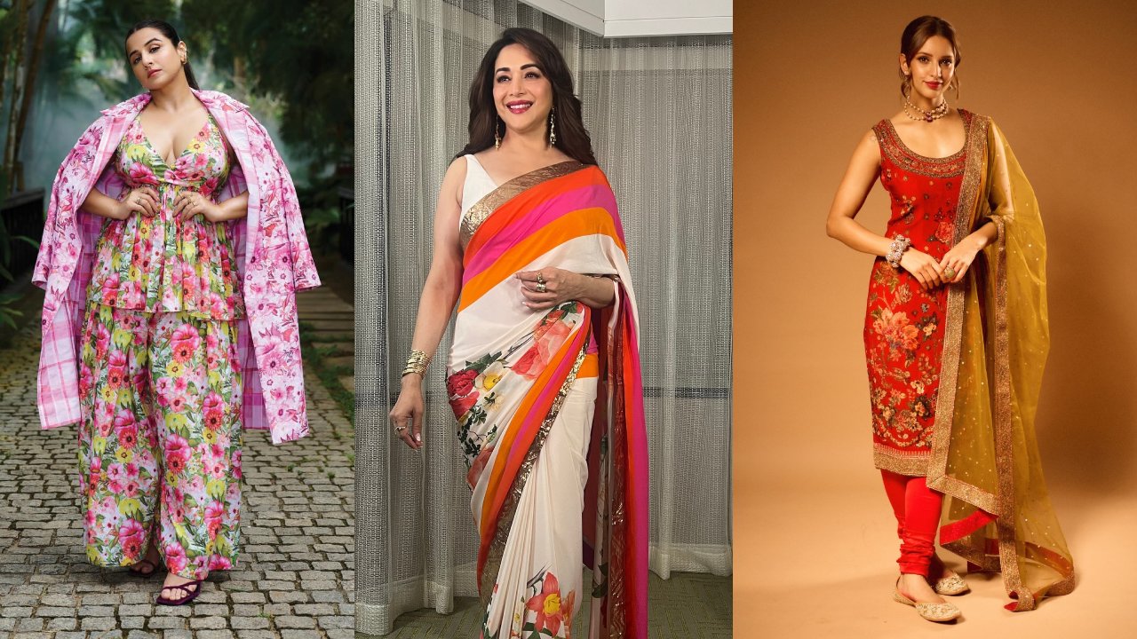 Bhool Bhulaiyaa 3 Actresses Triptii Dimri, Madhuri Dixit & Vidya Balan Inspired Floral Outfits You Must Have 924521