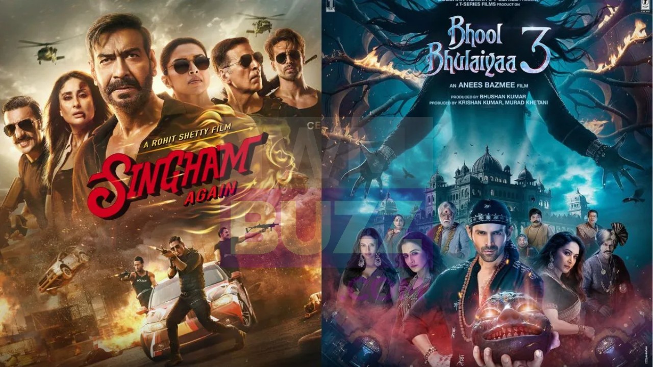 Box-Office: Both 'Singham Again' & 'Bhool Bhulaiyaa 3' cross 100 crores despite a dip 924435