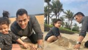 Dhoni family's beach day out in Thailand cannot be missed; Ziva shared pictures 925224
