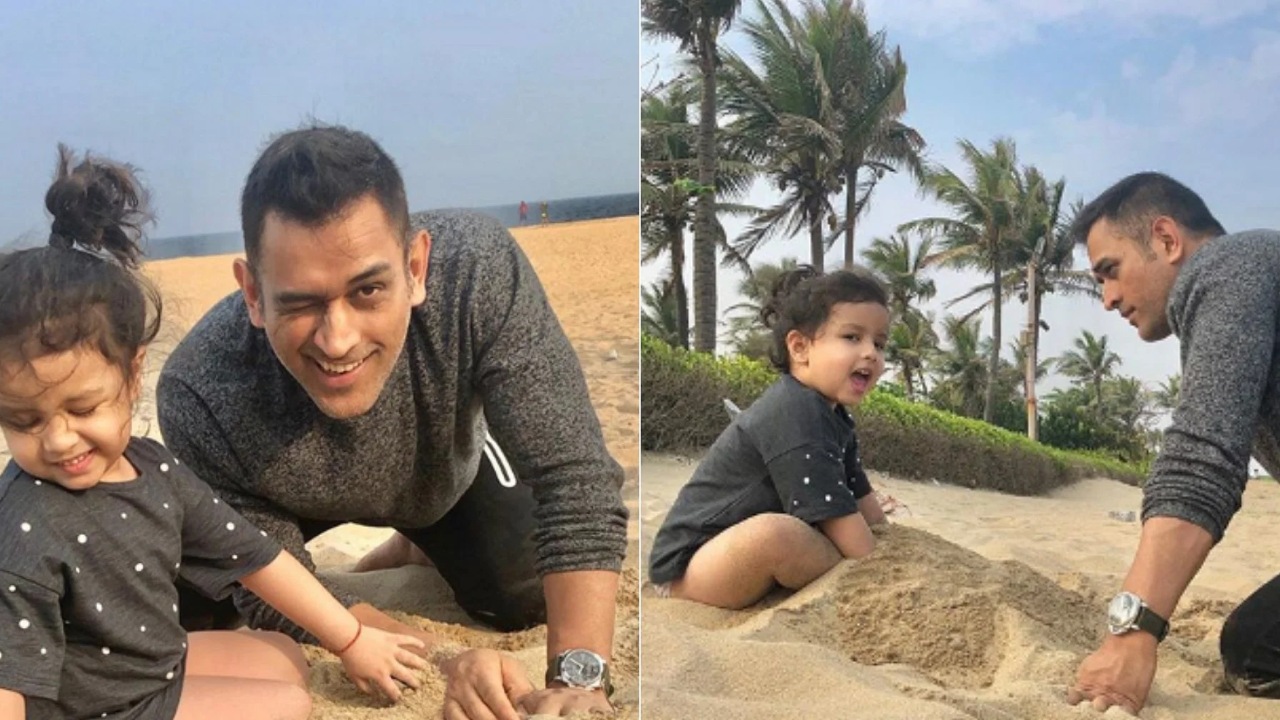 Dhoni family's beach day out in Thailand cannot be missed; Ziva shared pictures 925224