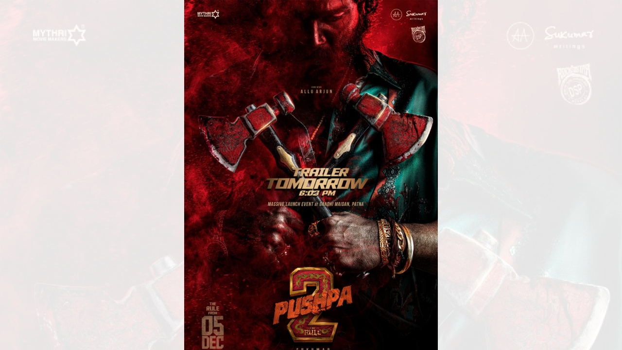 Fans trend #WhyPatna, expressing intrigue for the most anticipated, Allu Arjun's Pushpa 2: The Rule! Makers dropped an intriguing poster! 926150