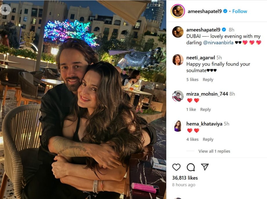 Has Ameesha Patel Found Love in Nirvaan Birla? 925642