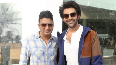 Kartik Aaryan and Bhushan Kumar received a phenomenal response on their surprise visit to a housefull theatre in Banaras on Tuesday!