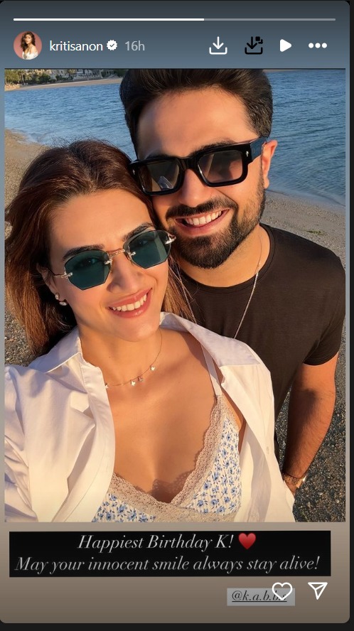 Kriti Sanon makes relationship with Kabir Bahia official? Posts a lovely birthday wish 926491