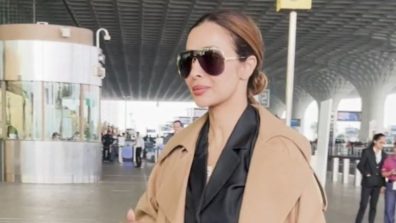 Malaika Arora Flaunts Chic Winter Fashion In Cozy Trench Coat, Makes Airport Her Personal Runway