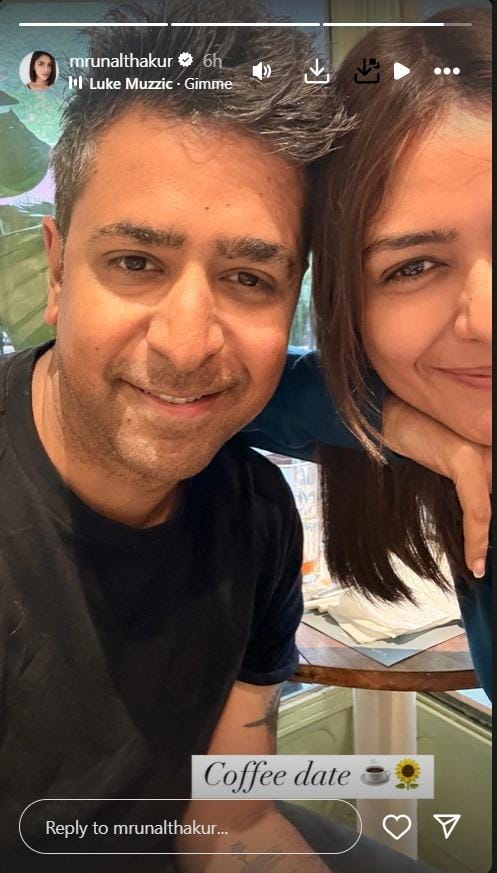 Mrunal Thakur Enjoys Cozy Coffee Date With Someone Special, Find Who? 926291