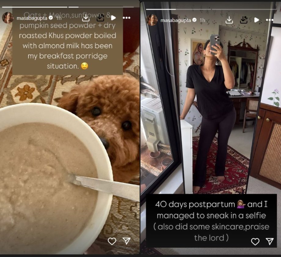 New Mommy Masaba Gupta Enjoys The Healthiest Porridge In Breakfast, See Her Incredible Transformation 926397