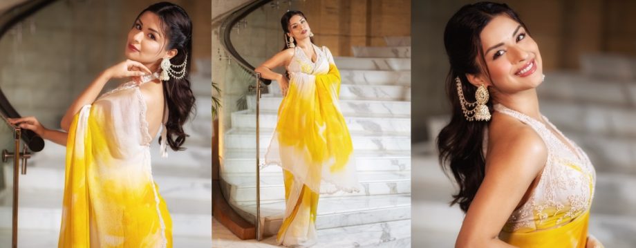 Nora Fatehi Vs Avneet Kaur Vs Nithya Menen: Who Is Making Winter Blossom In Yellow Saree? 926159