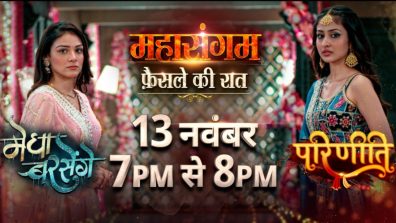 Parineet and Megha team up to uncover hidden truths in the Mahasangam of COLORS’ ‘Parineetii and ‘Megha Barsenge’