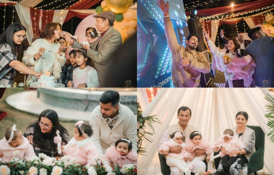 [Photos] Rubina Dilaik And Abhinav Shukla Celebrate Twin Daughters' Birthday In A Dreamy Set-up 927861