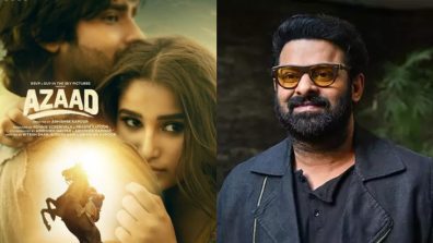 Prabhas extends his heartfelt welcome to debutants Aaman Devgan and Rasha Thadani for Abhishek Kapoor’s big screen spectacle Azaad; appreciates the teaser of the movie