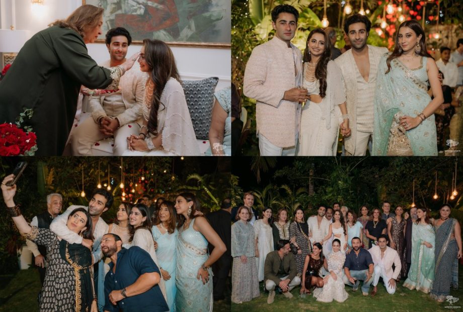 Ranbir, Kareena & the entire Kapoor family welcome Aadar Jain and Alekha Advani in their roka ceremony 927499